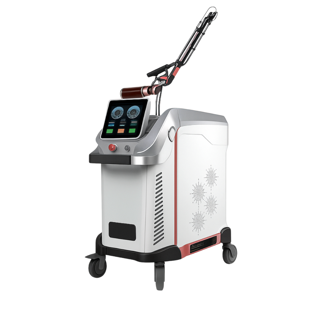 Laser Picofocus Nd:YAG utilisé par By Meloun pour le détatouage laser professionnel et sécurisé.